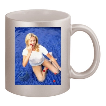 Cameron Diaz 11oz Metallic Silver Mug