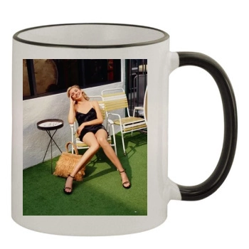 Cameron Diaz 11oz Colored Rim & Handle Mug