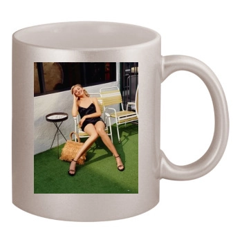 Cameron Diaz 11oz Metallic Silver Mug