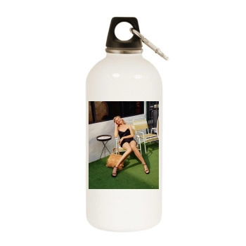 Cameron Diaz White Water Bottle With Carabiner