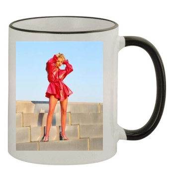 Cameron Diaz 11oz Colored Rim & Handle Mug