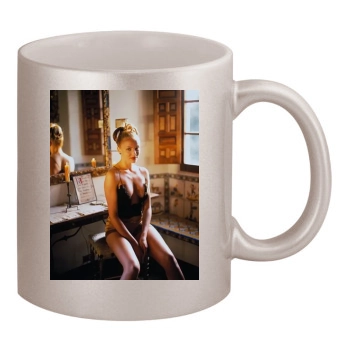 Cameron Diaz 11oz Metallic Silver Mug