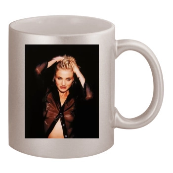 Cameron Diaz 11oz Metallic Silver Mug