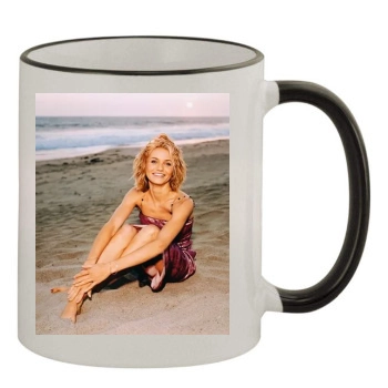 Cameron Diaz 11oz Colored Rim & Handle Mug