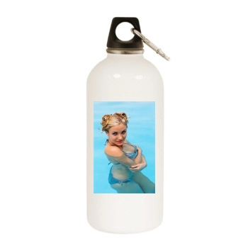 Cameron Diaz White Water Bottle With Carabiner