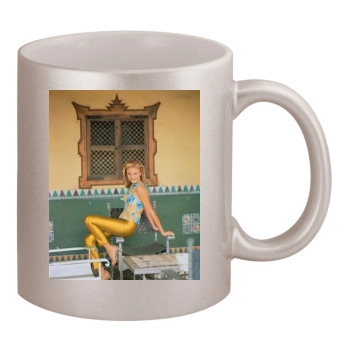 Cameron Diaz 11oz Metallic Silver Mug