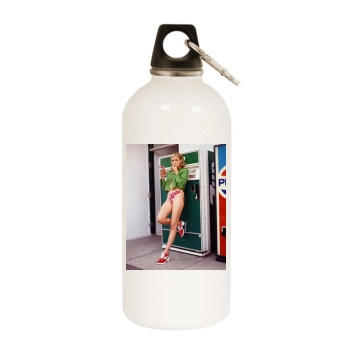 Cameron Diaz White Water Bottle With Carabiner