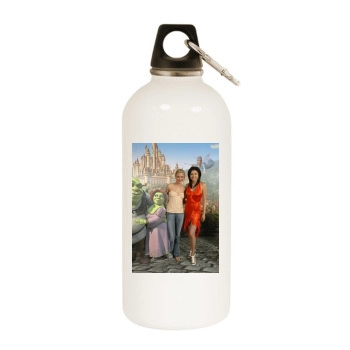 Cameron Diaz White Water Bottle With Carabiner