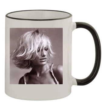 Cameron Diaz 11oz Colored Rim & Handle Mug