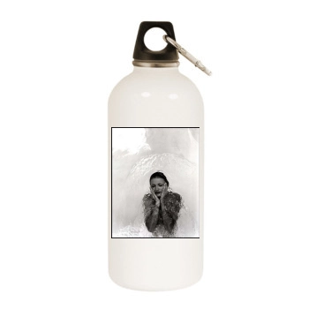 Cameron Diaz White Water Bottle With Carabiner