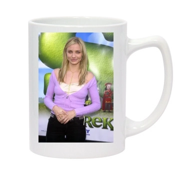 Cameron Diaz 14oz White Statesman Mug