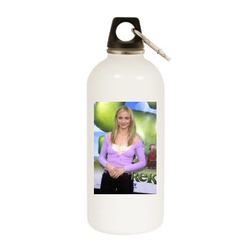 Cameron Diaz White Water Bottle With Carabiner