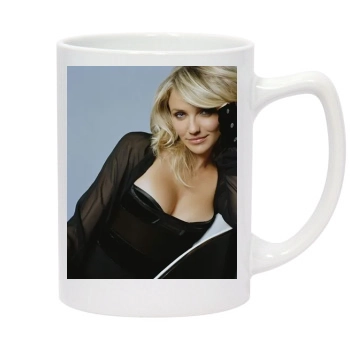 Cameron Diaz 14oz White Statesman Mug