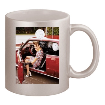 Camilla Belle 11oz Metallic Silver Mug