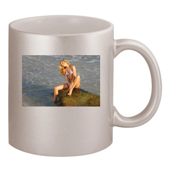 Candice Swanepoel 11oz Metallic Silver Mug