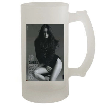 Carla Bruni 16oz Frosted Beer Stein