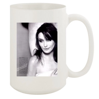 Carla Bruni 15oz White Mug