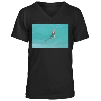 Marg Helgenberger (bikini) Men's V-Neck T-Shirt