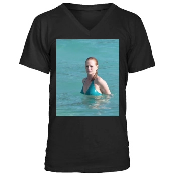 Marg Helgenberger (bikini) Men's V-Neck T-Shirt