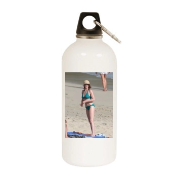Marg Helgenberger (bikini) White Water Bottle With Carabiner