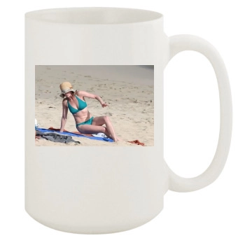 Marg Helgenberger (bikini) 15oz White Mug