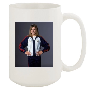 Carly Patterson 15oz White Mug