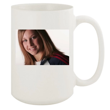 Carly Patterson 15oz White Mug