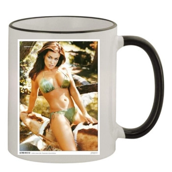 Carmen Electra 11oz Colored Rim & Handle Mug