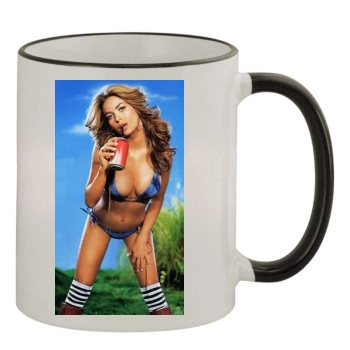 Carmen Electra 11oz Colored Rim & Handle Mug