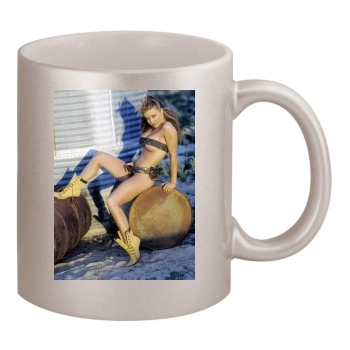 Carmen Electra 11oz Metallic Silver Mug