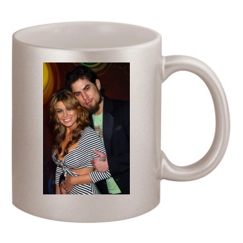 Carmen Electra 11oz Metallic Silver Mug