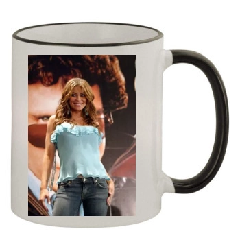 Carmen Electra 11oz Colored Rim & Handle Mug