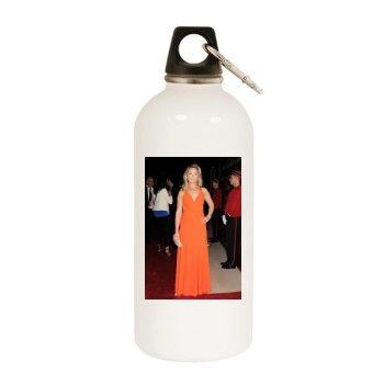 Elisabeth Rohm (events) White Water Bottle With Carabiner