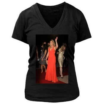 Elisabeth Rohm (events) Women's Deep V-Neck TShirt