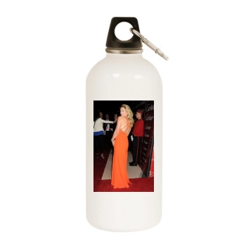 Elisabeth Rohm (events) White Water Bottle With Carabiner