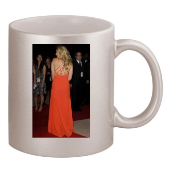 Elisabeth Rohm (events) 11oz Metallic Silver Mug