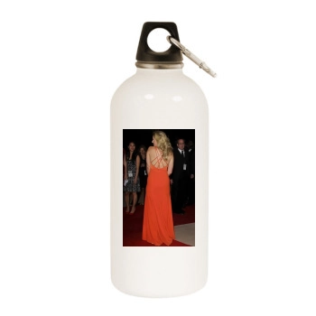 Elisabeth Rohm (events) White Water Bottle With Carabiner