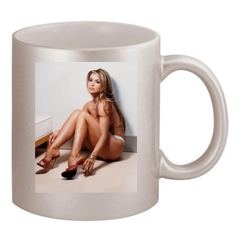 Carmen Electra 11oz Metallic Silver Mug