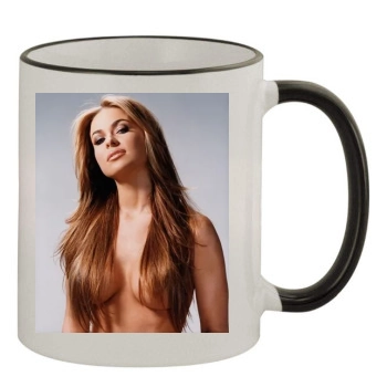 Carmen Electra 11oz Colored Rim & Handle Mug