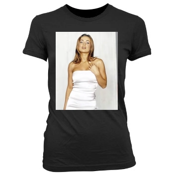 Carmen Electra Women's Junior Cut Crewneck T-Shirt