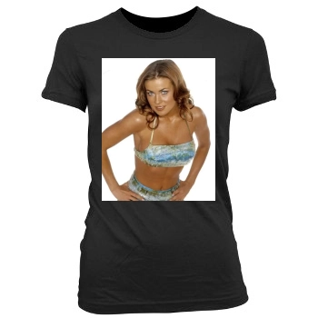 Carmen Electra Women's Junior Cut Crewneck T-Shirt