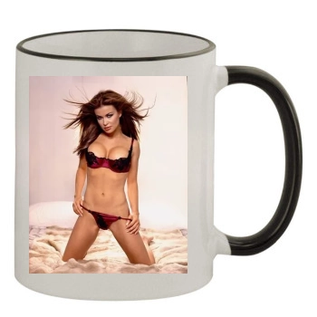 Carmen Electra 11oz Colored Rim & Handle Mug