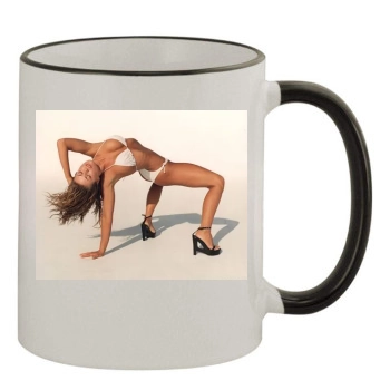 Carmen Electra 11oz Colored Rim & Handle Mug