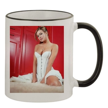 Carmen Electra 11oz Colored Rim & Handle Mug