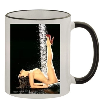 Carmen Electra 11oz Colored Rim & Handle Mug