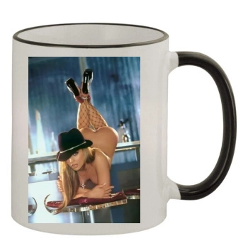 Carmen Electra 11oz Colored Rim & Handle Mug