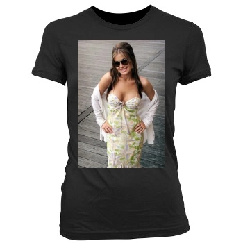 Carmen Electra Women's Junior Cut Crewneck T-Shirt