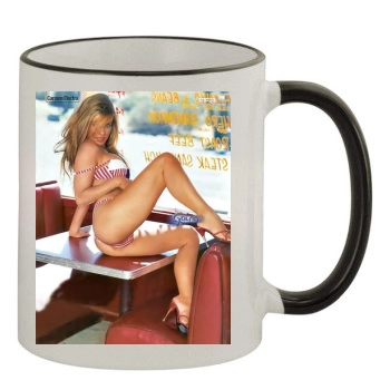 Carmen Electra 11oz Colored Rim & Handle Mug