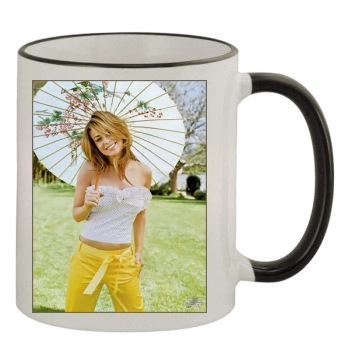 Carmen Electra 11oz Colored Rim & Handle Mug