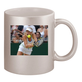 Caroline Wozniacki 11oz Metallic Silver Mug